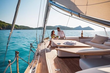  Private luxury Escape Sailing, Snorkel and Lunch Cruise