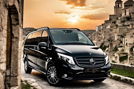 Full tour in the Sassi of Matera aboard a Van 