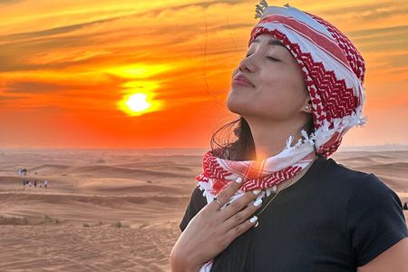 Morning Desert Safari with Dune Bashing & Sandboarding