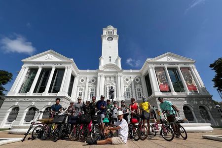 Singapore Cycling Tour - Rail Corridor to Civic District