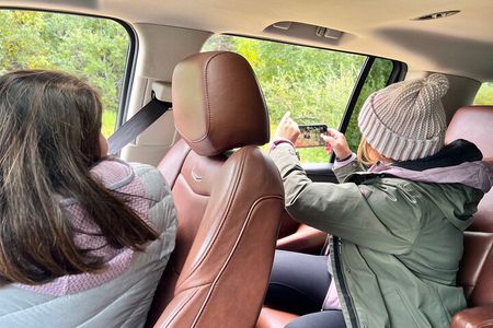 Private luxury shore excursion Skagway, AK to Emerald Lake, Yukon. 