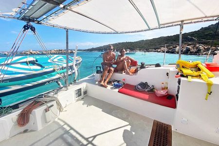 Catamaran tour of the islands of the La Maddalena Archipelago