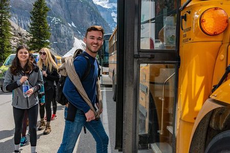 Hop-On and Hop-Off Banff Bus