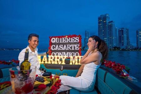 Proposal Marry Me Experience in Cartagena