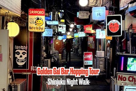 [Private]Shinjuku Night Walk & Golden Gai Bar Hopping Tour