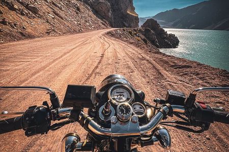 One Day Vintage Motorbike Trip into Cajón del Maipo