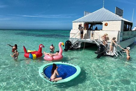 Sandbar Safari on One of a Kind Tiki Boat in Key West