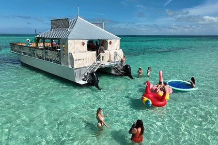  Key West Sandbar Safari on One of a Kind Tiki Boat