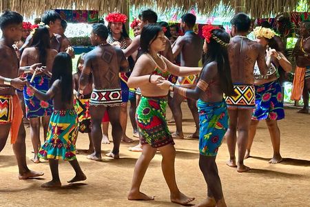 Tour Embera Indigenous Village and waterfall with lunch