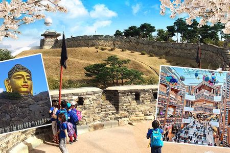 Day Tour of Suwon Hwaseong Fortress Starfield Waujeongsa Temple 
