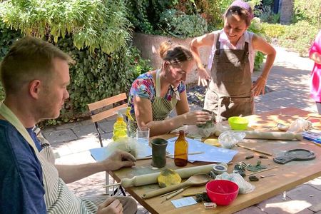 Pottery Class in Urban Winery and a Sicilian Lunch with Tasting
