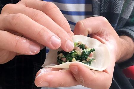 Organic Chinese Dumpling Class with Market Walk