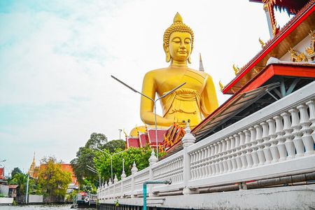 Wat Pak Nam Longtail Boat Tour with Flower Market in Bangkok