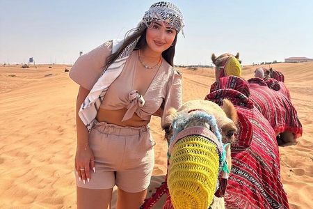 Morning Desert Safari with Quad Bike Dune Drive Camel Sand surf