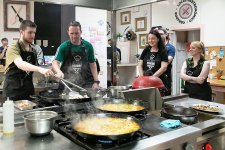 Paella & Sangria Class with Tapas and Market Visit