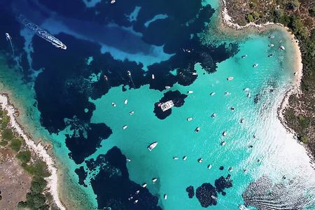 From Ouranoupolis: Blue Lagoon Cruise + Lunch on Board