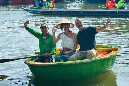 Amazing Marble Mountain- Basket Boat Ride-Hoi An city- UNESSCO Site-Night Market