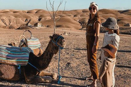 Marrakech: Camel Ride & Sunset & Dinner Under the Stars In Agafay
