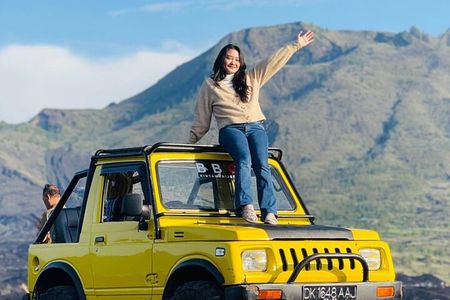 Mount Batur Jeep Sunrise and Black Lava Tour