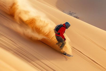 sandboarding adventure from Agadir and Taghazout