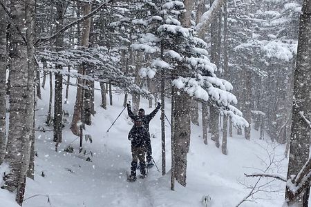Snowshoeing and Onsen Adventures in a Winter Wonderland -Sapporo.