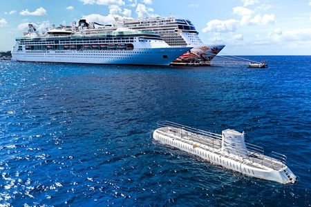 Submarine Atlantis Cozumel Adventure by day & sunset