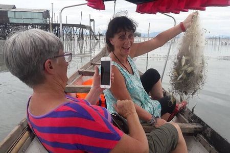 Hue Bike Tour with Optional Fishing Activities in Local Village