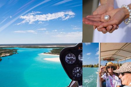 Pearls & Coast: 35-Minute Helicopter Flight & Willie Creek Tour