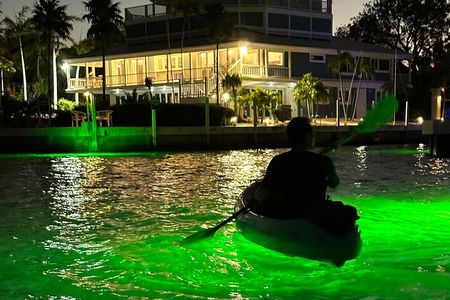 Sunset Kayak Adventure with Enchanting Underwater Lights