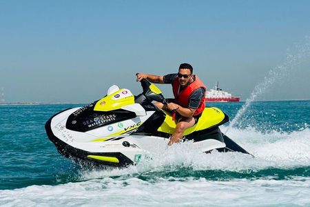 Dubai: Jet Ski & Jet Ski Car Ride with Hotel Pickup & Drop-off