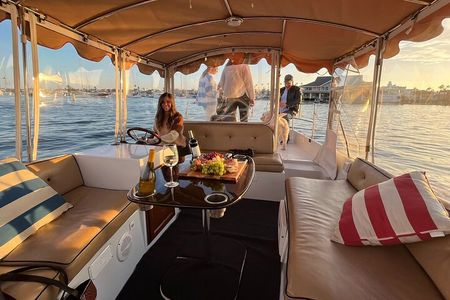 Electric Boat Rental Adventure in Newport Beach (up to 12 ppl)