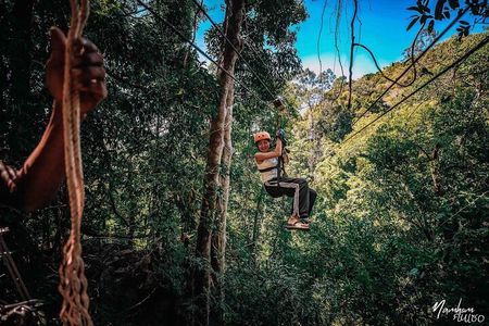 Samui Zipline FLY & Fun Tree Bridge Jungle Cafe & Waterfall
