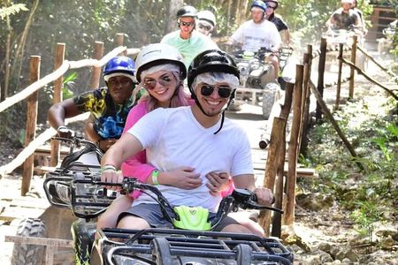 Amazing Adventure with Ziplines Cenote ATV and Delicious Food