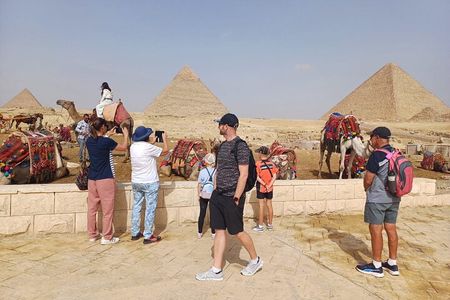 Giza Pyramids, the Great Sphinx; Half a Day Tour at Your Own Pace