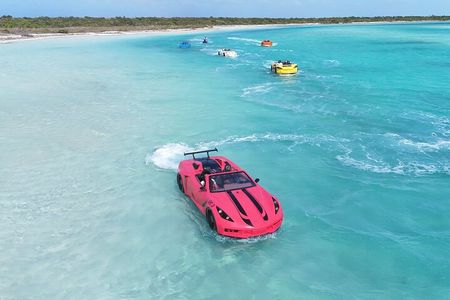 Explore Shipwreck and Hidden Island Beaches in 1-Hour Jetcar Tour