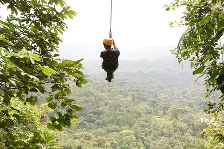 Full Day Rainforest Canopy ZipLine and Tram Pass Braulio Carrillo