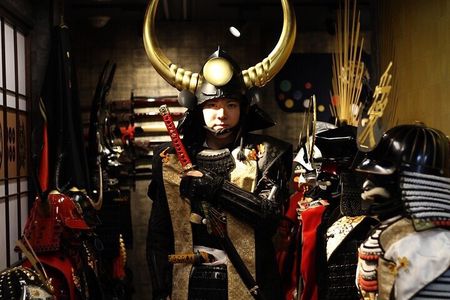 Tokyo Samurai Armor Experience in a Photo Studio