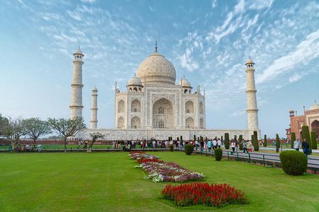 Taj Mahal at Sunrise and Agra Day Tour from Delhi