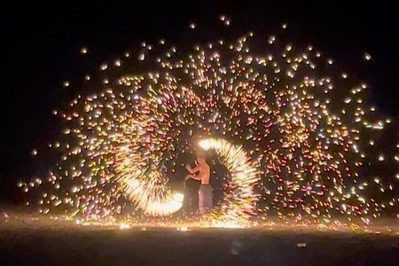 Agafay Desert: Camel & Quad Sunset Ride + Dinner & Fire Show
