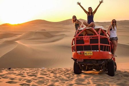 Buggy Adventure in Huacachina Sandboarding and Desert Sunset