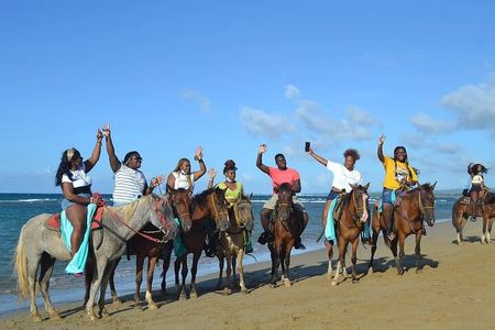 Horseback Riding on the Beach in Puerto Plata 