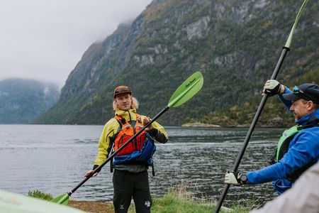 Kayak Tour with Waterfall Views in Geiranger
