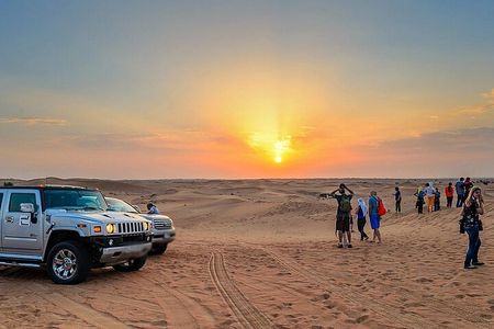 Morning Desert Safari, Dune Bashing, Camel Ride and Sandboarding