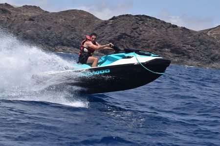 Jet Ski at Playa Quemada Lanzarote