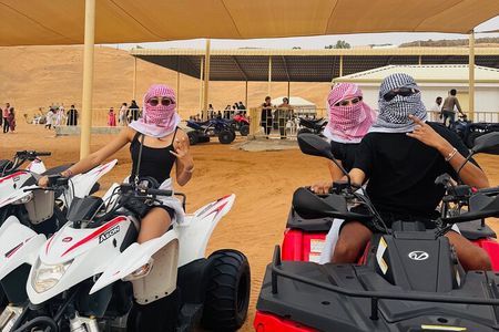 Dubai:VIP Desert Safari, Pick up/Drop off, CamelRide, BBQ & Shows