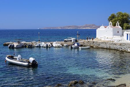 Mykonos Private Tour included town with a Range Rover