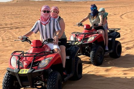 Dubai Morning Desert Safari with Quad Bike sharing Car