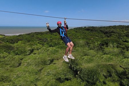 Zipline Canopy Adventure by the Ocean in Cartagena