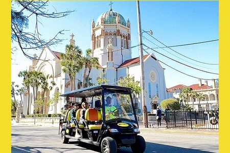 St. Augustine Private Tour on Premium Electric Cart with Pick Up