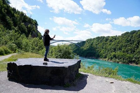 Guided Hike of Artpark, River Gorge Trails + Climbing Experience 